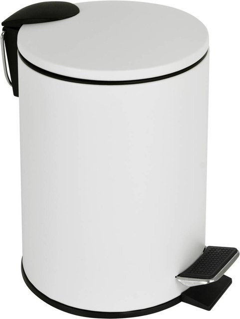 Pocoline Kosmetikeimer aus Edelstahl in Weiß mit Pedal, 2,6 l - Bild 1