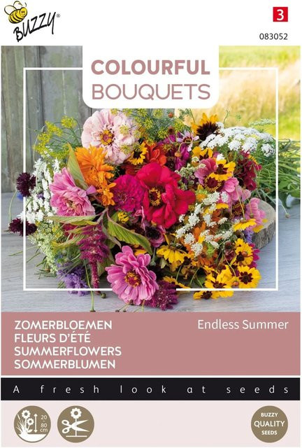 Arborix Blumenmischung Endless Summer Buzzy Colourful Bouquets Samen für sommerliche Schnittblumen, 5 g - Bild 1