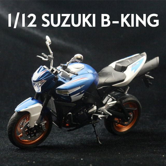 MAKEDA Suzuki B-King Rennmotorrad, Modell Druckgussfahrzeug, 1:12 - Bild 1