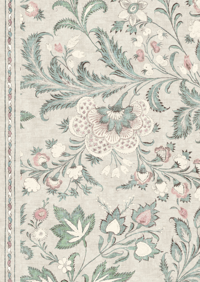 Lewis & Wood Tapete Coromandel Ceramic in Multicolour mit floralem und botanischem Design - Bild 1