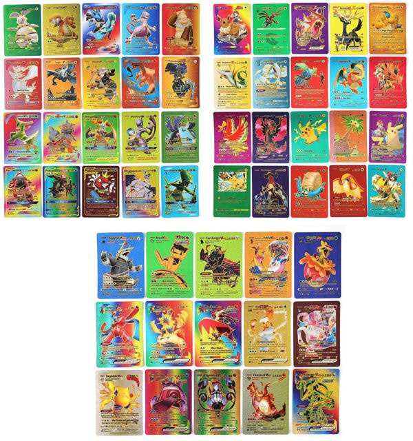 Pokémon TCG-Goldkarten-Sets, 55-teiliges Set, bunt/mehrfarbig - Bild 1