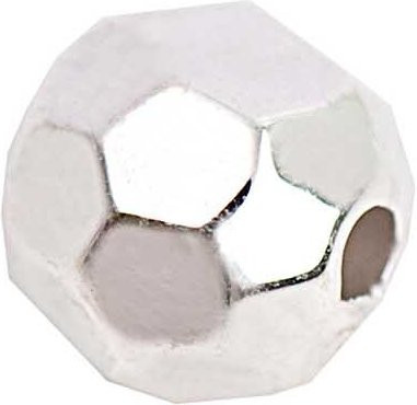 Rico Design Facettenkugel, silber, 5 mm, 30 Stück - Bild 1