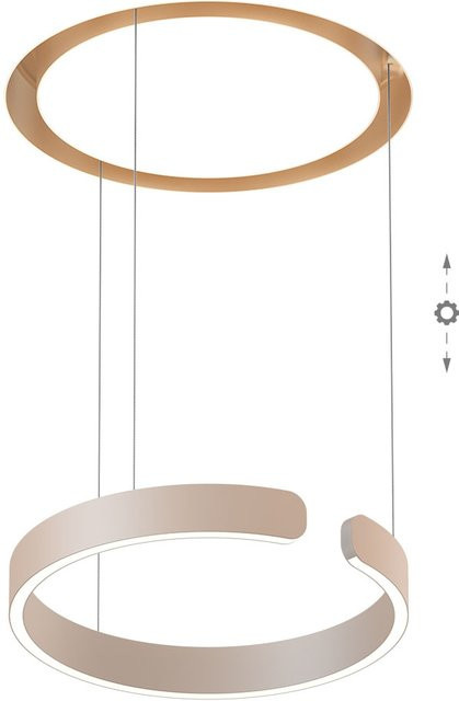 Occhio Mito Cosmo LED-Pendelleuchte in Gold/Messing mit Tunable White und Dimmfunktion - Bild 1