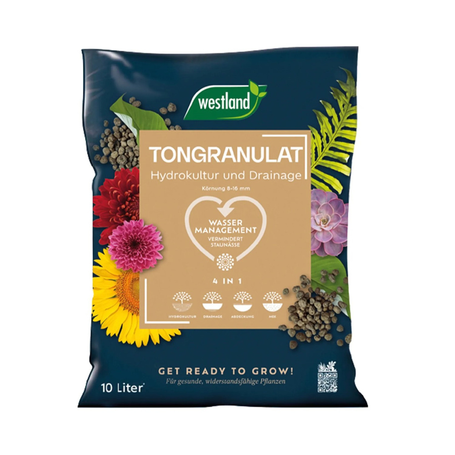 Westland Tongranulat Blähton für Hydrokulturpflanzen und Erdpflanzen - Bild 2