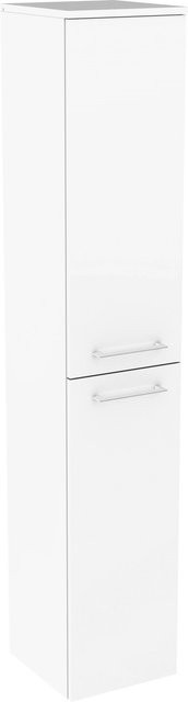 Fackelmann Bad-Hochschrank Lima Weiß B/T/H: 30,5 x 32,0 x 160,5 cm - Bild 1