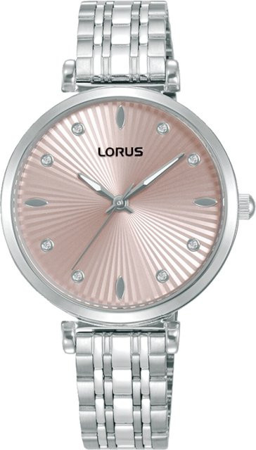 Lorus Damenuhr, Quarz, Edelstahl, Pink, 32 mm, 5 ATM - Bild 1
