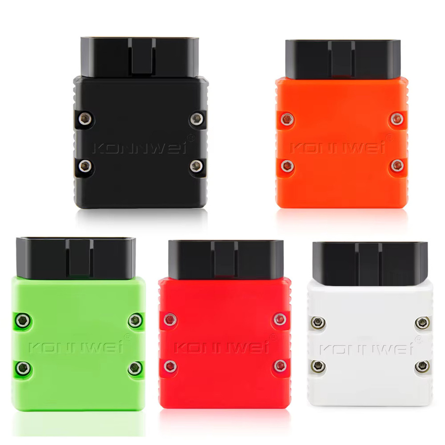 KONNWEI KW902 ELM327 v1.5 OBD2 Auto-Scanner Bluetooth Kfz-Diagnosegerät für Android und iOS in Weiß und Multicolour - Bild 2