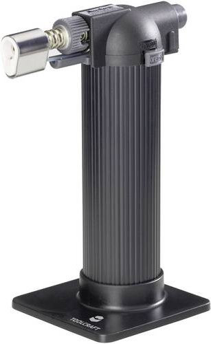 TOOLCRAFT MT-770S Gasbrenner in Schwarz mit Piezozünder und bis zu 1300°C Hitzeleistung - Bild 1