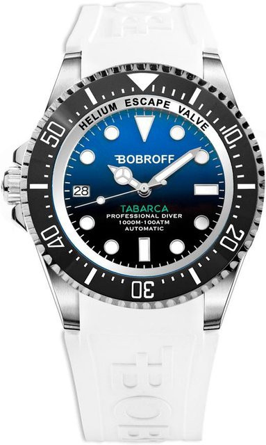 BOBROFF Armbanduhr Automatik, Edelstahl, Blau, Herren, 44 mm - Bild 1