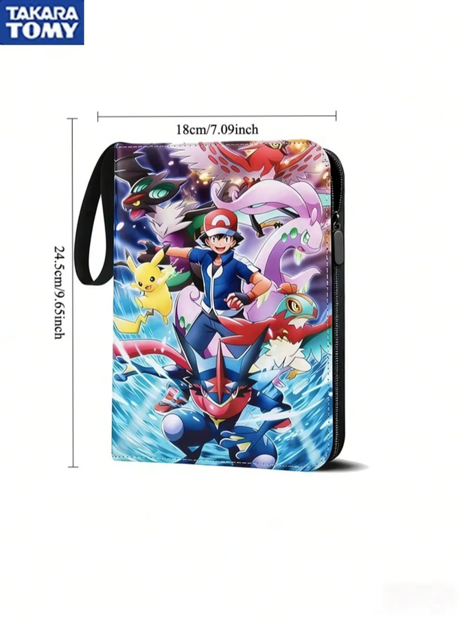 TAKARA TOM Pokémon Kartenalbum, Reißverschluss-Fotoalbum, Sammelmappe - Bild 4