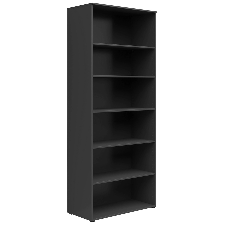 Mömax Regal Multistauraum in Anthrazit und Grau, B/T/H: 40 x 195 x 80 cm - Bild 2