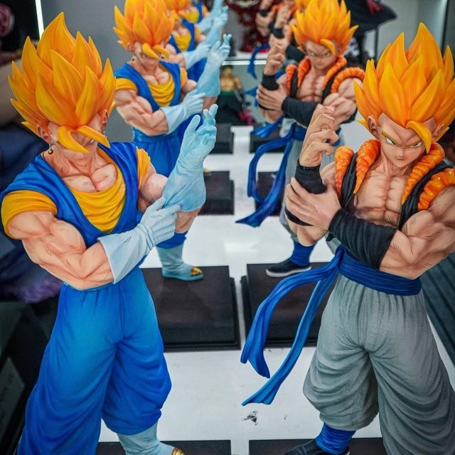 Bandai Dragon Ball Action Figur Gogeta Statue Multicolor Höhe: 53 cm - Bild 1