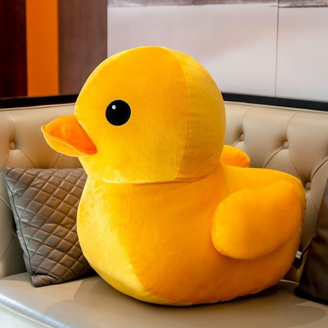 Binchi Fitness Ente Plüschtier, Gelb, 30cm, ab 14 Jahren - Bild 1