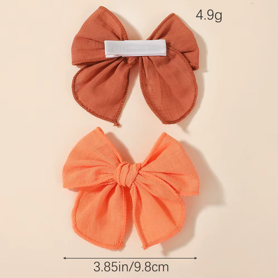 HAHAYL Haar Clips, 3er-Set, Baumwolle, Kinder - Bild 1