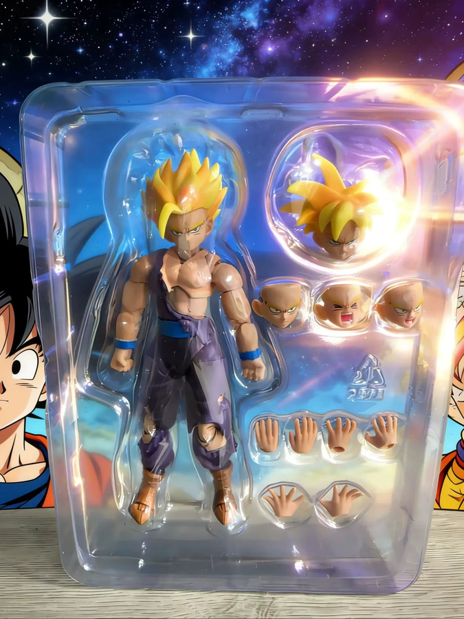 Bandai Dragon Ball Super Saiyan Mobile Sun Wufan Anime-Modell, Spielzeug - Bild 5