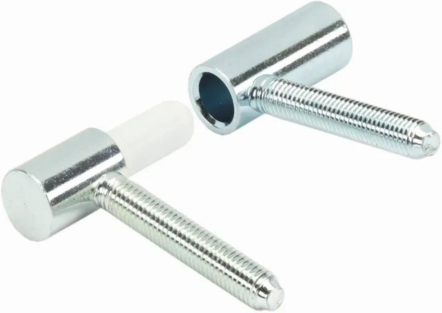 Hettich Türband aus verzinktem Stahl in Silber, Ø 15 mm, 2 Stück - Bild 1