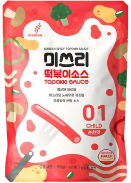 Miss Lee Tteokbokki Sauce Mild 3 x 50 g - Bild 1