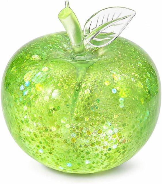Glitzer Squishy Apfel, Stressball, Weiches Fidget Sensorisches Spielzeug - Bild 1