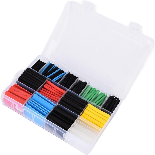 TOMTOP 580-teiliges Schrumpfschlauch-Set aus Polyolefin in Multicolor für elektrische Drahtwicklungen - Bild 1