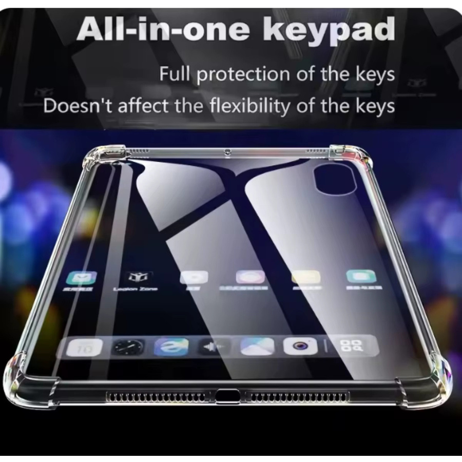 Transparente Silikon-TPU Schutzhülle mit Airbag-Funktion für Xiaomi Redmi Pad Pro 12,1 Zoll und Mi Pad Serie - Bild 2