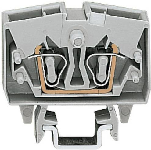 WAGO 264-701 Durchgangsklemme 6mm Zugfeder Grau - Bild 1