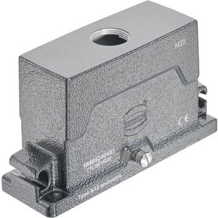 HARTING Tüllengehäuse 19 40 524 0481 19405240481 aus Aluminium in Grau - Bild 1