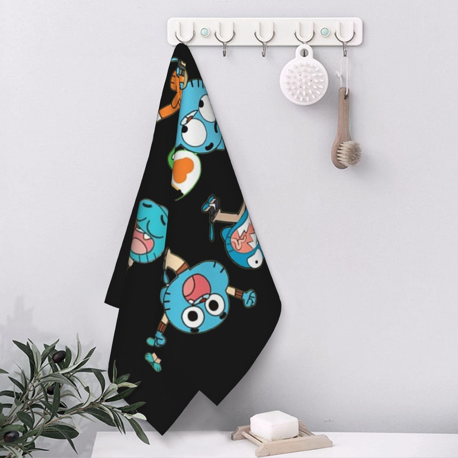 gumball Gesichtstuch aus Baumwolle, schnelltrocknend und atmungsaktiv, multicolor, B: 40 cm, H: 60 cm - Bild 2