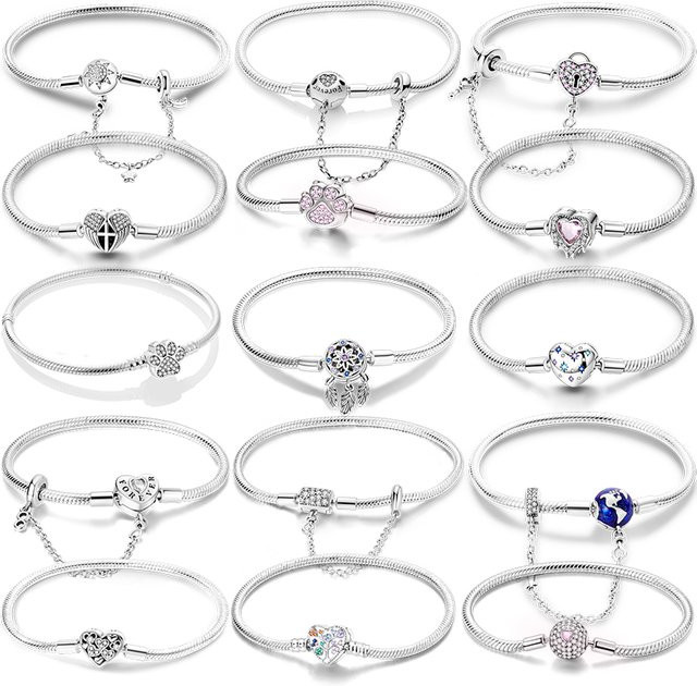 Qikaola Armband, 925 Silber, Perle, Zirkonia, Damen, 17-20 cm - Bild 1