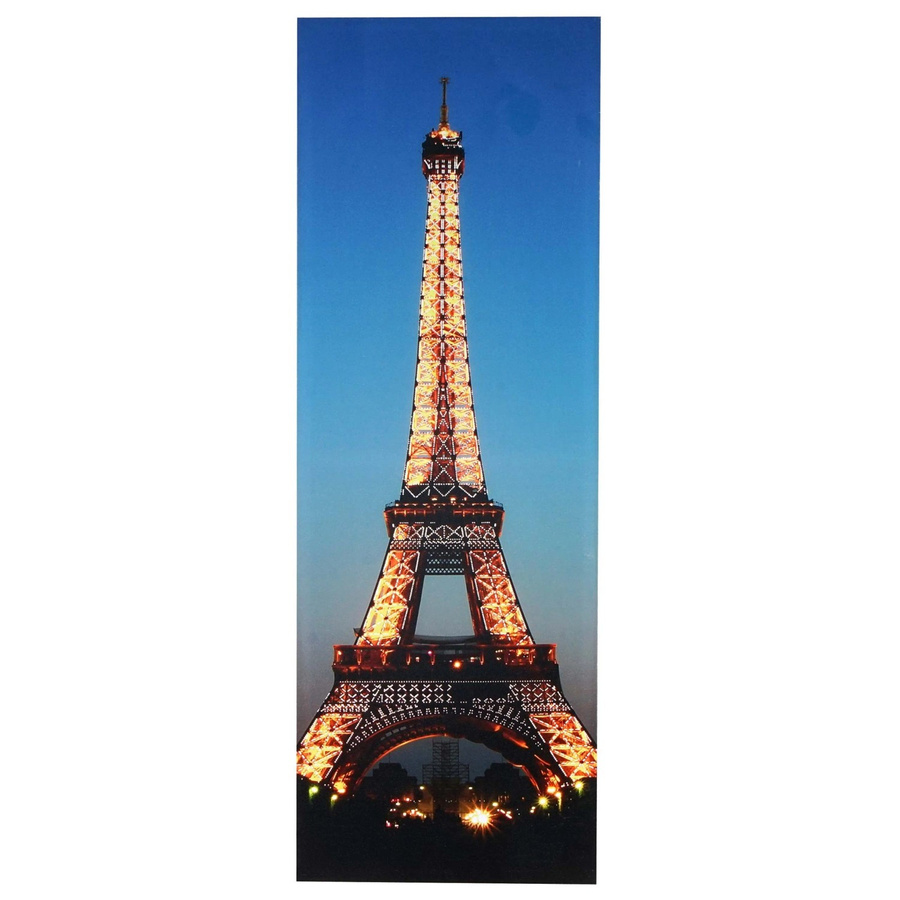 MCW LED-Leinwandbild Eiffelturm mit Timer, mehrfarbig, B x H: 100 x 35 cm - Bild 2