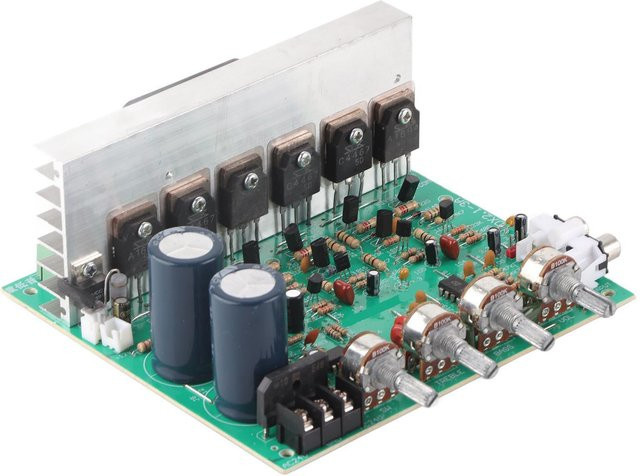 TOMTOP JMS 2.1 Subwoofer-Leistungsverstärkerplatine mit 240 W Hochleistungs-3-Kanal-Audioverstärker in Multicolour - Bild 1