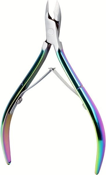 Ouriner Nagelhautzange aus Edelstahl, Regenbogen, Unisex - Bild 1