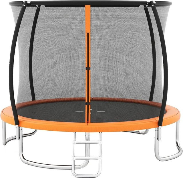 Costway Trampolin Outdoor Ø305 cm mit Metallrahmen Orange ab 3+ Jahre - Bild 1