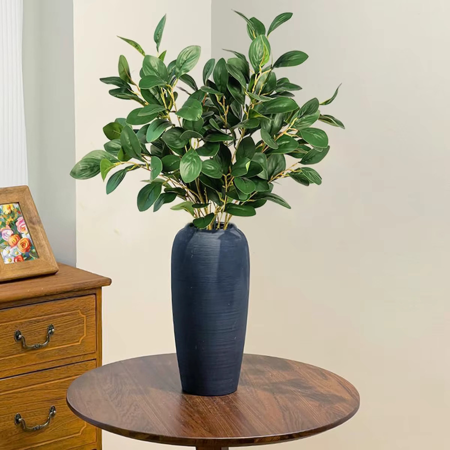 Künstliche Magnolien-Pflanzen in Grün für Hochzeiten und Dekoration im Haus oder Garten, 3er-Set - Bild 2
