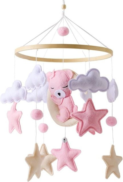 Binchi Outdoor Product Holz Krippenmobile Cartoon Bär, Spielzeug, ab 0 Jahre - Bild 1