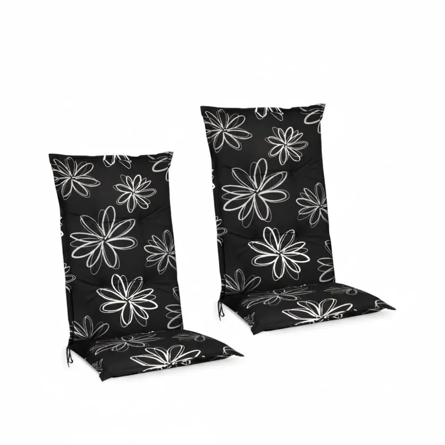 Beautissu Flores Hochlehner Ornamente 2tlg, Mehrfarbig, B/H/T: 120 x 50 x 6 cm - Bild 2