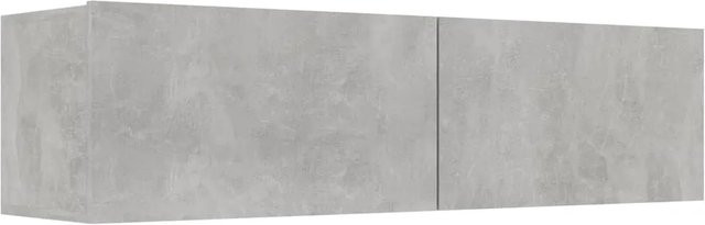 vidaXL TV-Schrank aus Holzwerkstoff in Betongrau, B/T/H: 120 x 30 x 30 cm - Bild 1