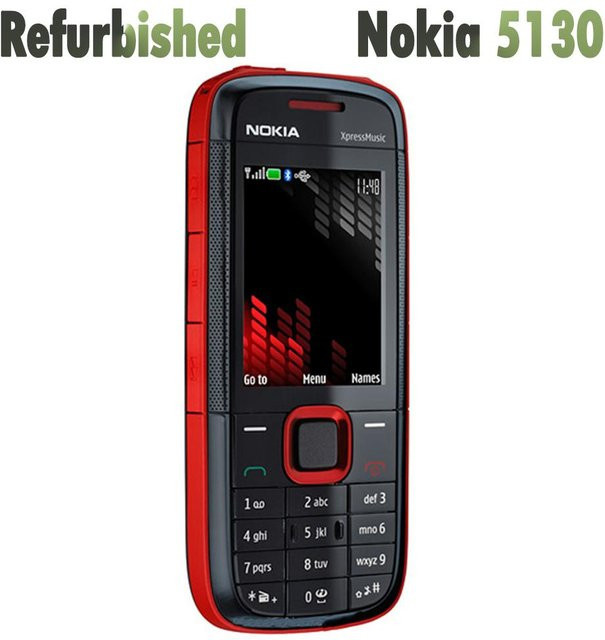Generalüberholtes Nokia 5130 Mobiltelefon in Blau, entsperrt mit 1 SIM-Karte, Akku und Ladegerät - Bild 1