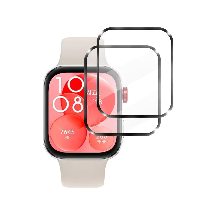 Displayschutzfolie Huawei Watch Fit 3, transparent, Unisex - Bild 2