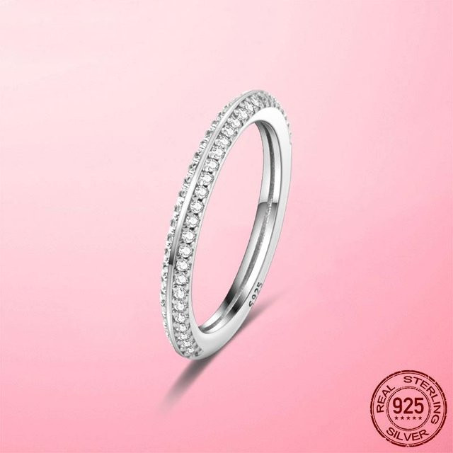 Ring 925 Silber, Zirkonia, Damen - Bild 1