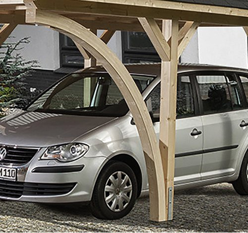 WEKA Leimholzrundbogen für Weka Carport 614 und 615, beige - Bild 2