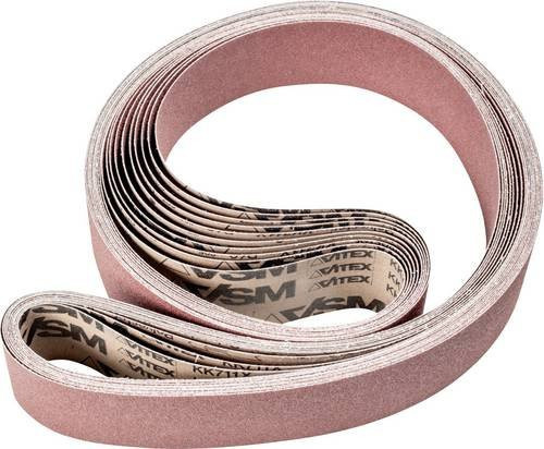 PFERD Korund Schleifband für Bandschleifer, Körnung 60, Farbe Braun, 10 Stück, B: 7,5 cm, L: 250 cm - Bild 1
