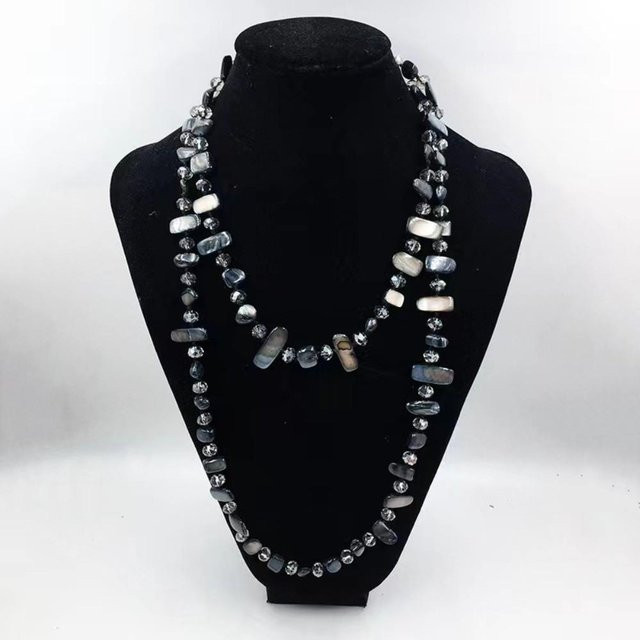 Wuiaopeng Perlenkette, Mehrfarbig, Perle, Damen, Vintage - Bild 1