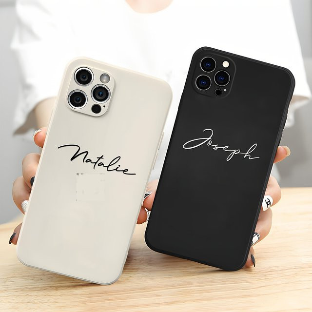Personalisierte Schutzhülle für dein Apple iPhone in Weiß - Bild 1