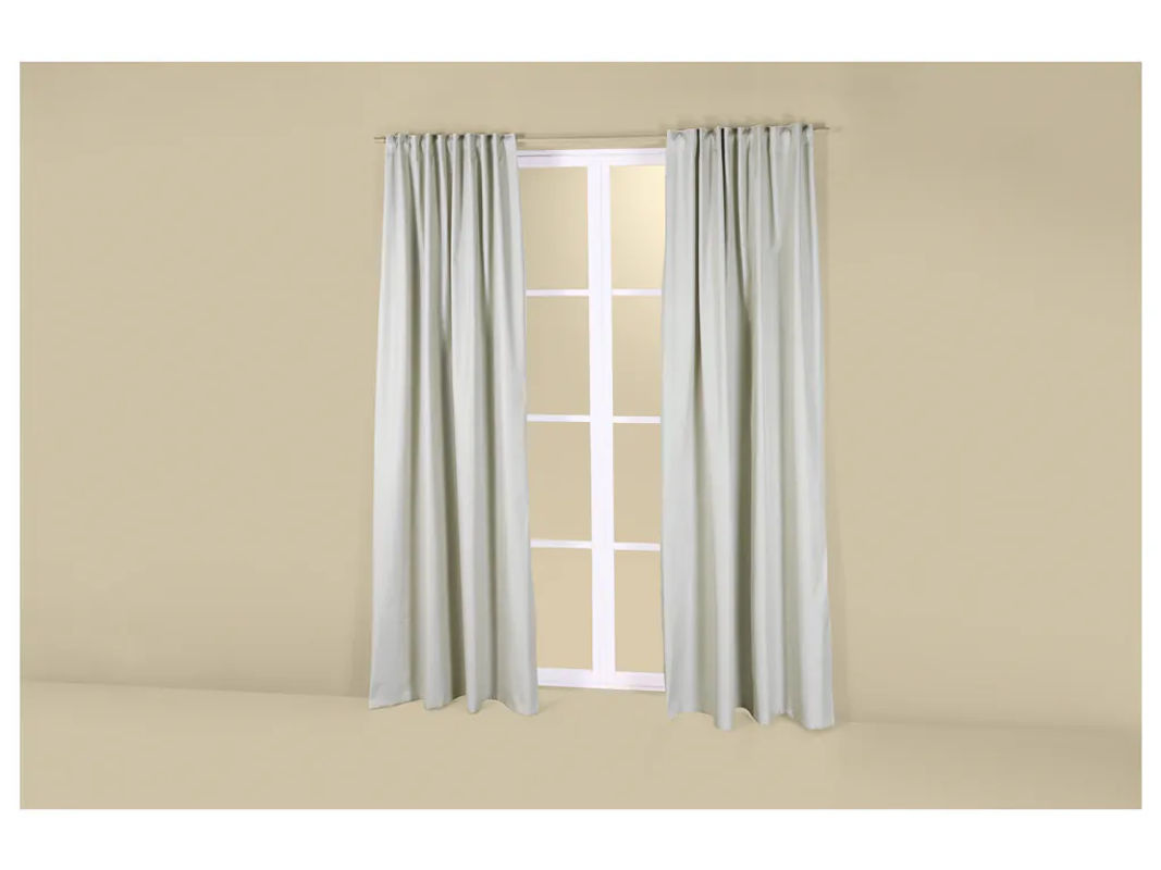 LIVARNO Vorhang abdunkelnd und thermoisolierend, Beige, B: 135 cm, H: 254 cm - Bild 2