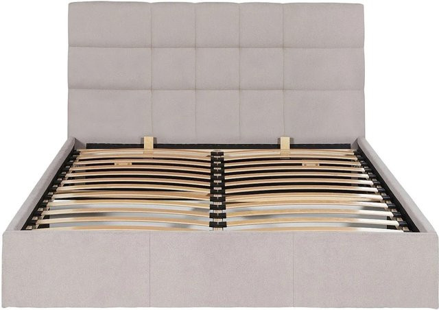 Pascal Morabito Bett Eliava mit Bettkasten in Beige, gepolstert, Breite: 160 cm, Länge: 200 cm - Bild 1