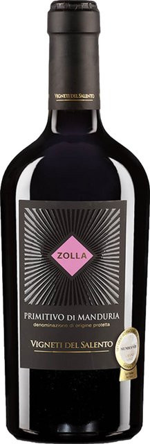 Zolla Primitivo di Manduria DOC, Primitivo, trocken, 2024, Rotwein 0,75 l - Bild 1