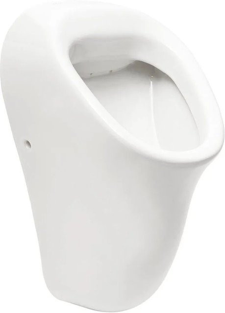 Vitra Urinal Pissoir aus Keramik in Weiß mit Montageset, Wandhängend, Zulauf Hinten und variabler Abgang - Bild 1