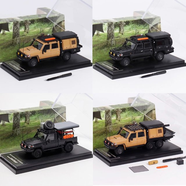 WELLY Land Cruiser LC79 J70 Pickup Truck, Modellauto, 1:64, Metall, ab 14 Jahren - Bild 1