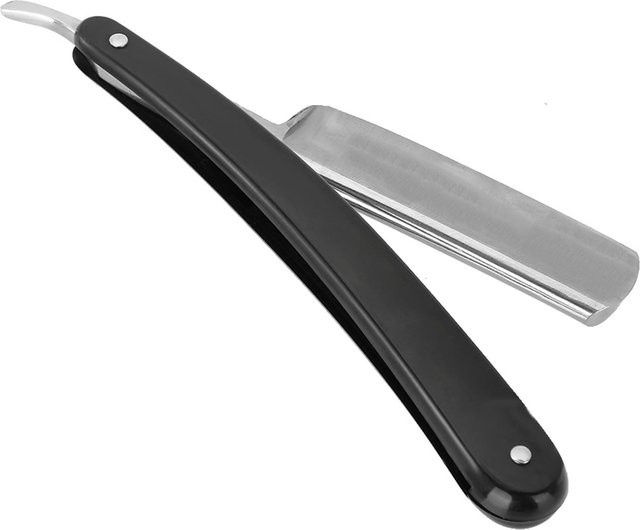 DIYelecs Rasierhobel aus Edelstahl, Klappbarer Rasierer, Black, Unisex - Bild 1