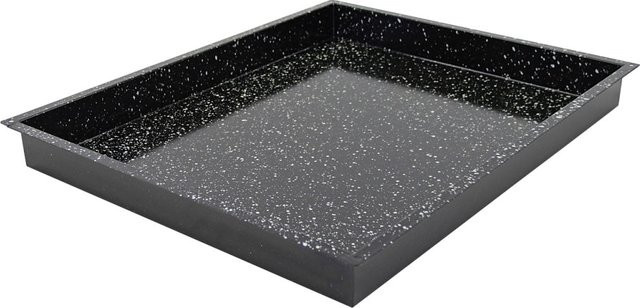 Schneider Backblech GN 2/1, rechteckig, schwarz, B: 53 cm, T: 65 cm, H: 7 cm - Bild 1